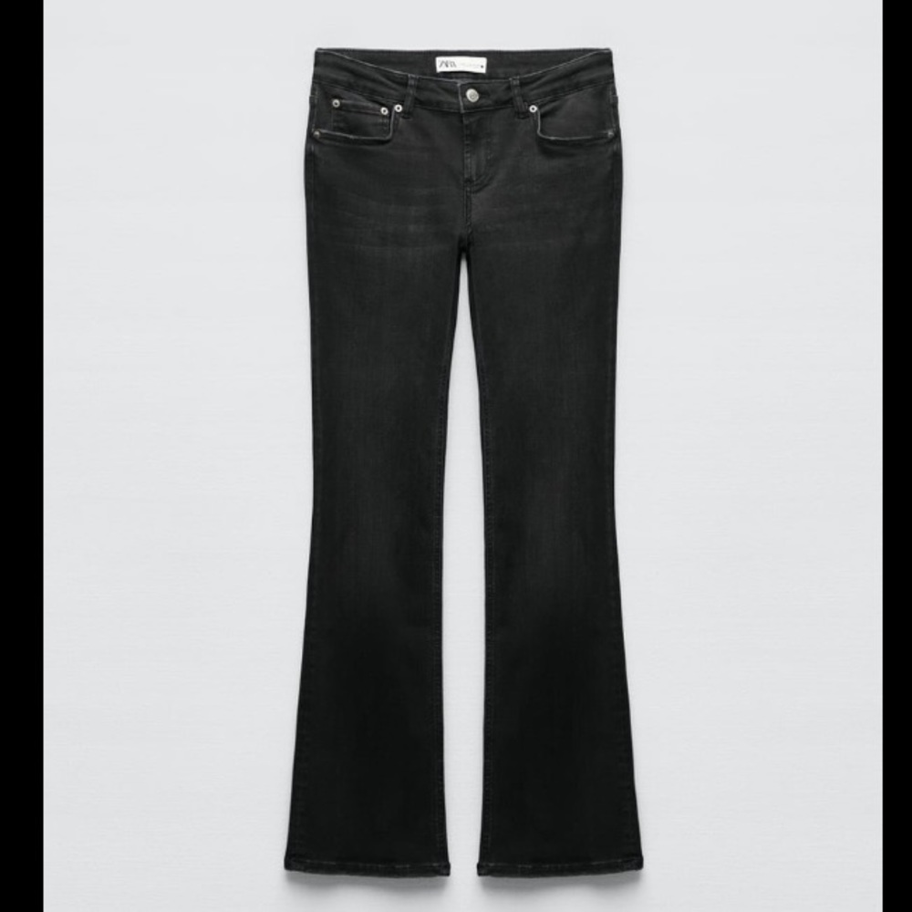 NWT ZARA ZW THE LOW RISE SLIM BOOTCUT JEANS